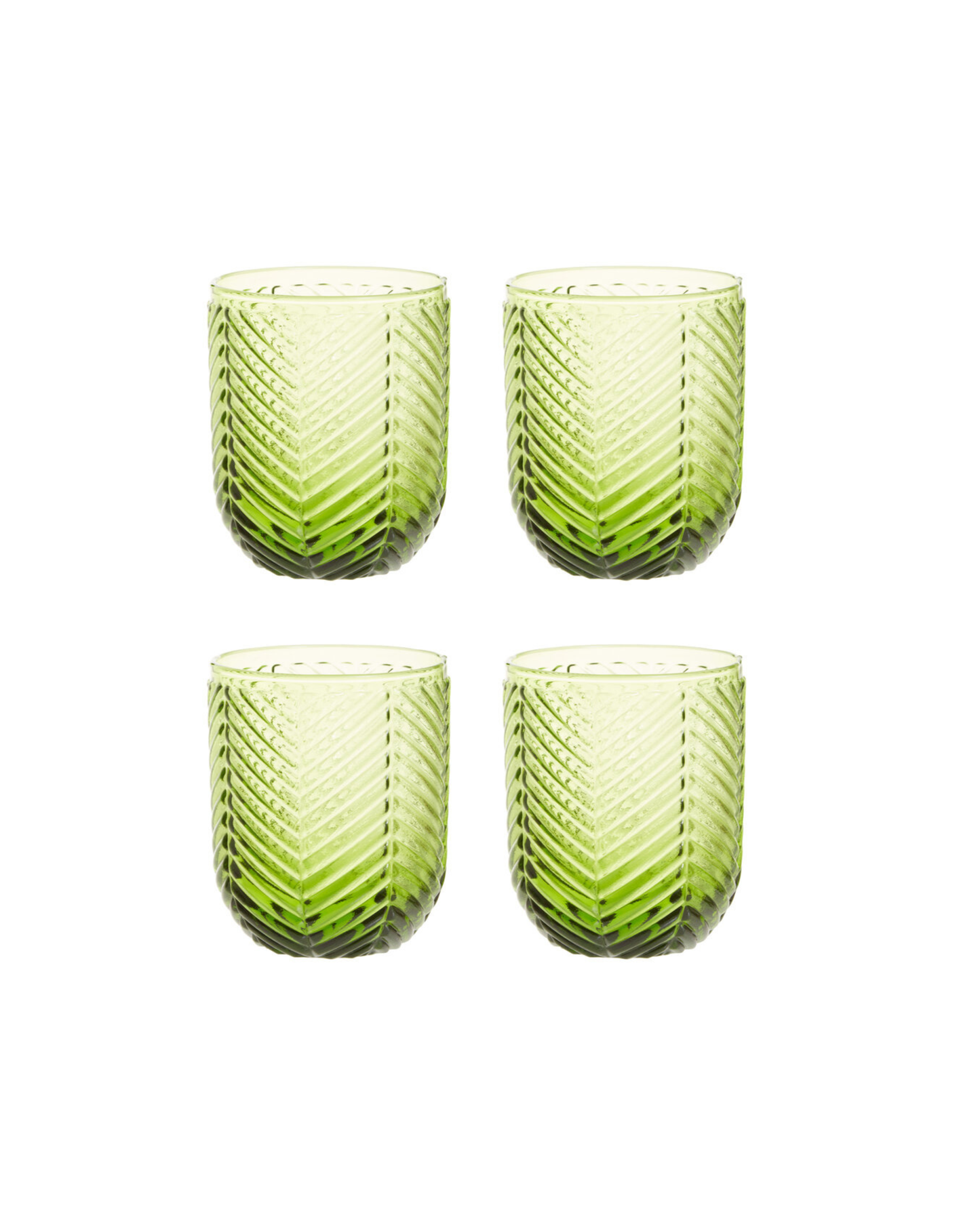 Trevelle Green Tumblers - Set of 4