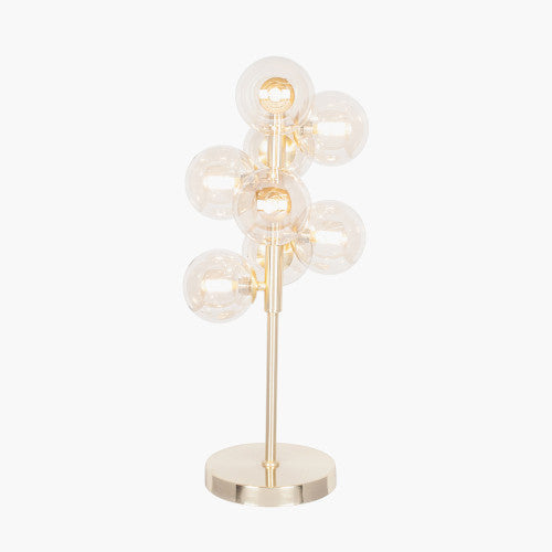 Talbot Orb Table Lamp -  Lustre Glass and Gold