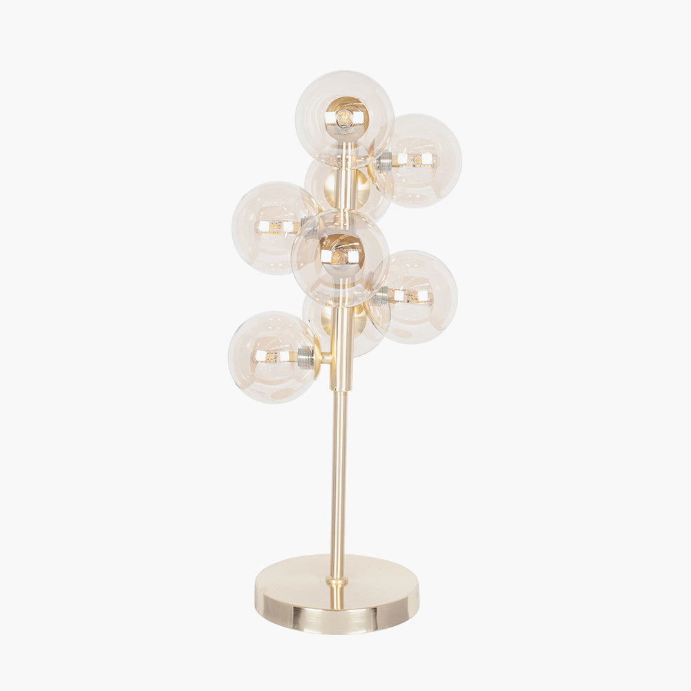 Talbot Orb Table Lamp -  Lustre Glass and Gold