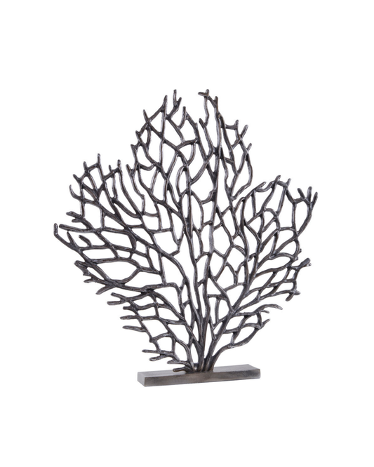Clarke Coral Sculpture - Large - Black Nickel