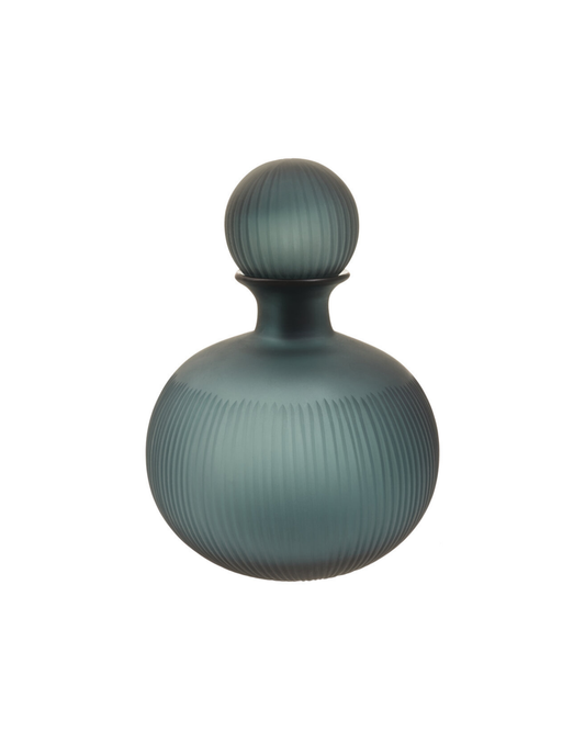 Leora Blue Bottle Vase - Small