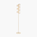 Talbot Orb Floor Lamp -  Lustre Glass and Gold