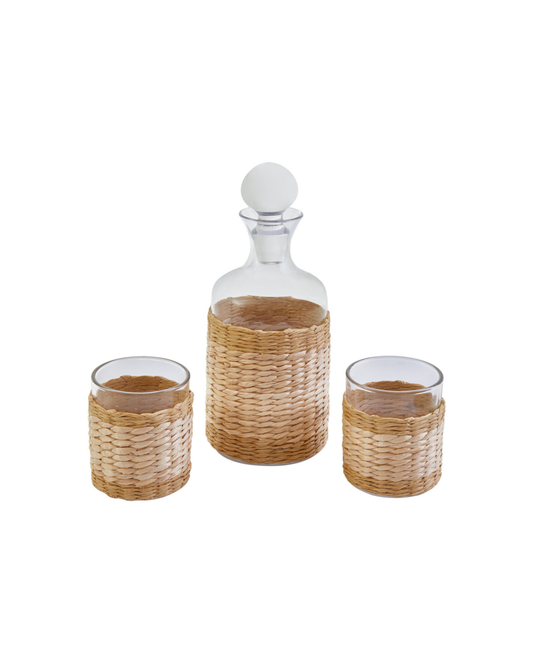 Loro Glass And Decanter Set