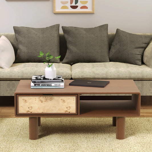 Urban Burl Coffee Table - Walnut