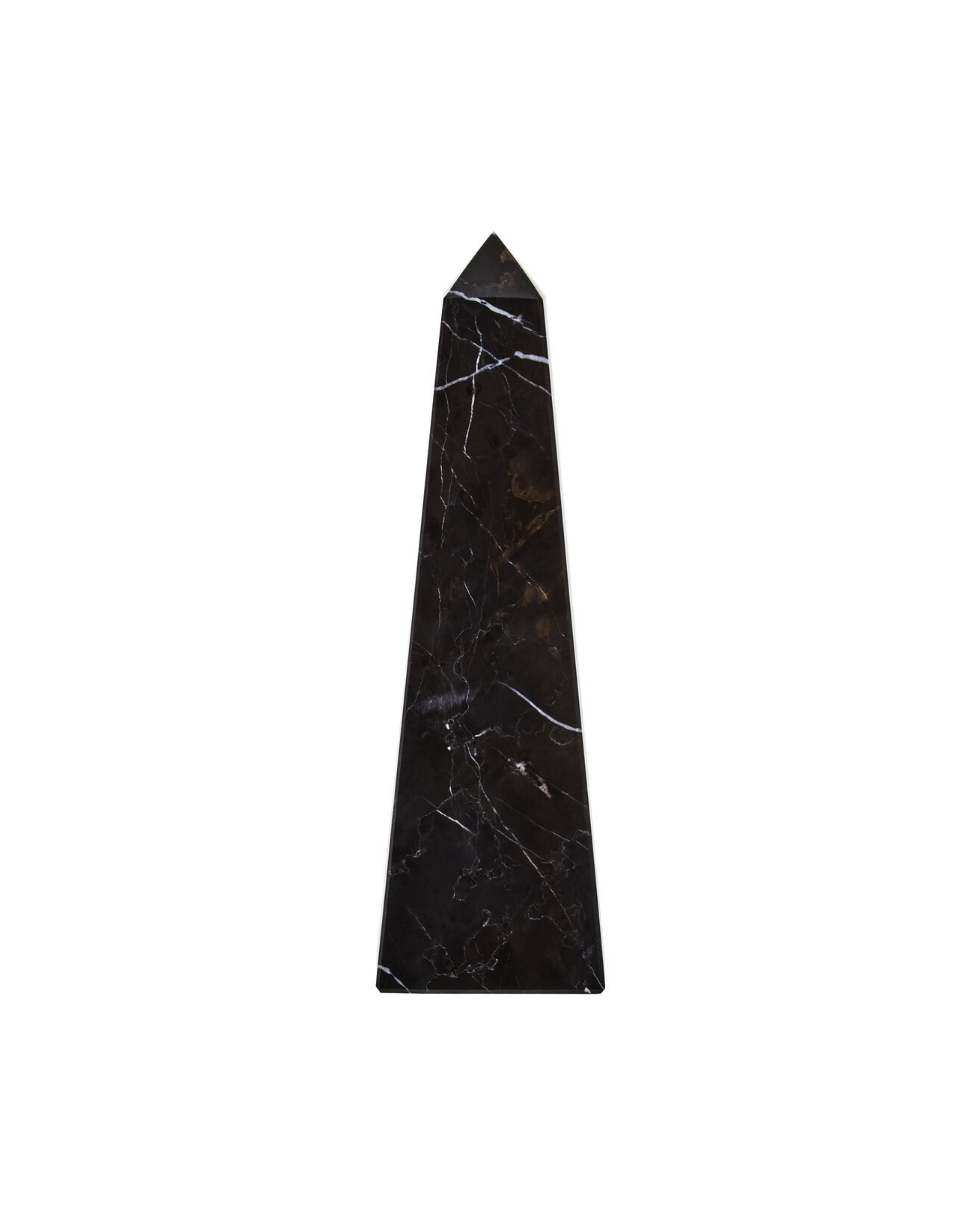 Ceni Black Marble Obelisk - Small