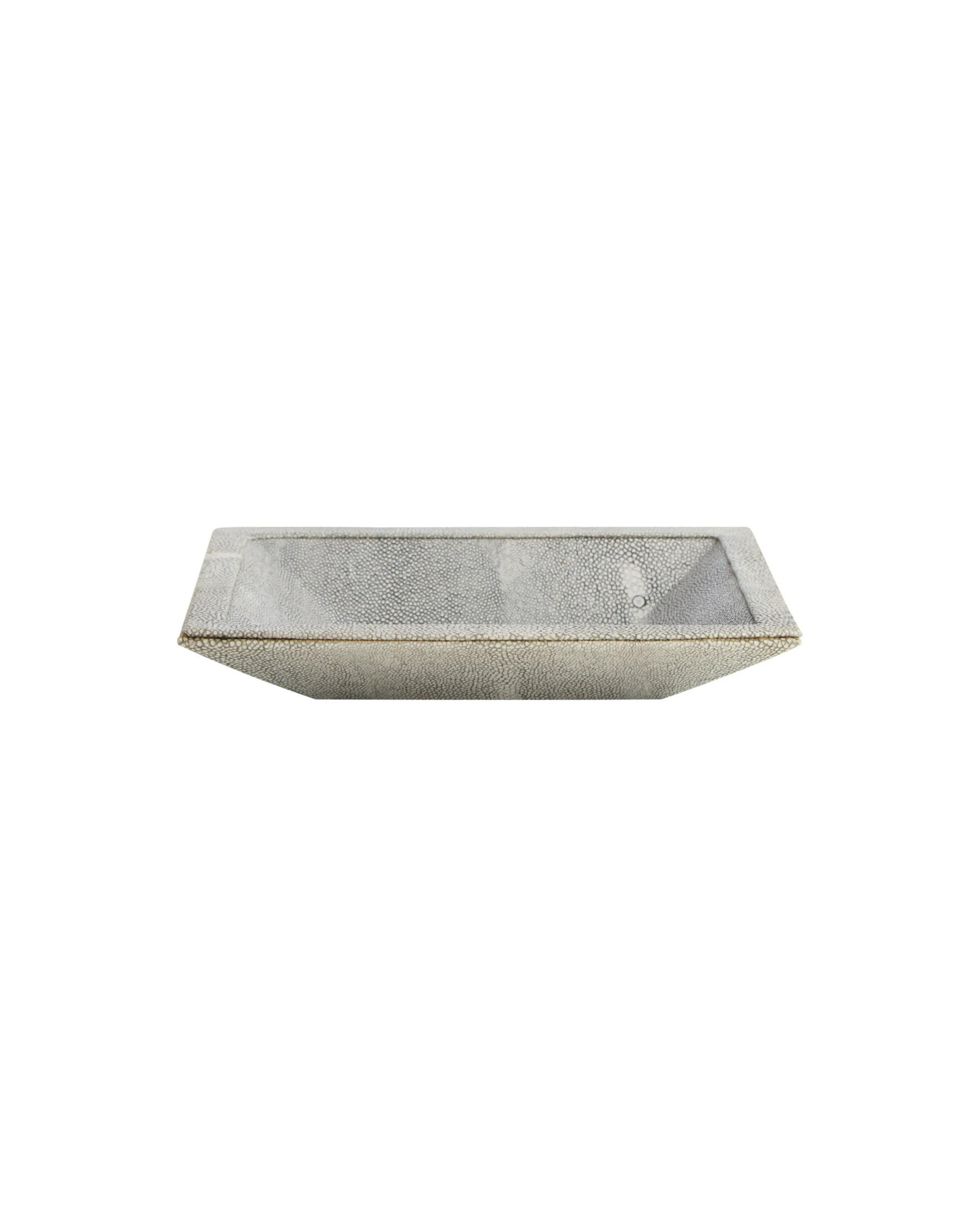 Pendry Trinket Dish - Grey Shagreen