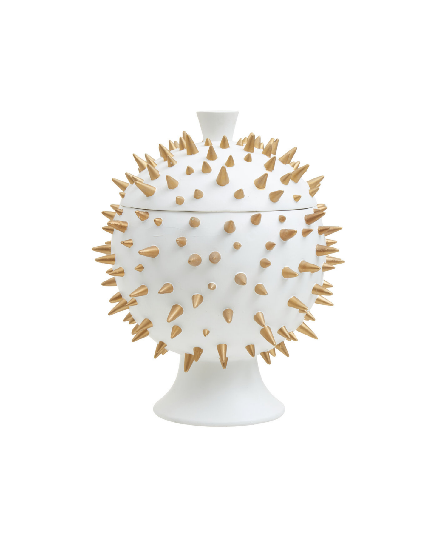 Luna Spike Box - Large - White & Gold