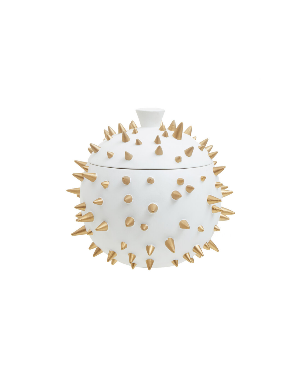 Luna Spike Box - Small - White & Gold