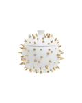 Luna Spike Box - Small - White & Gold