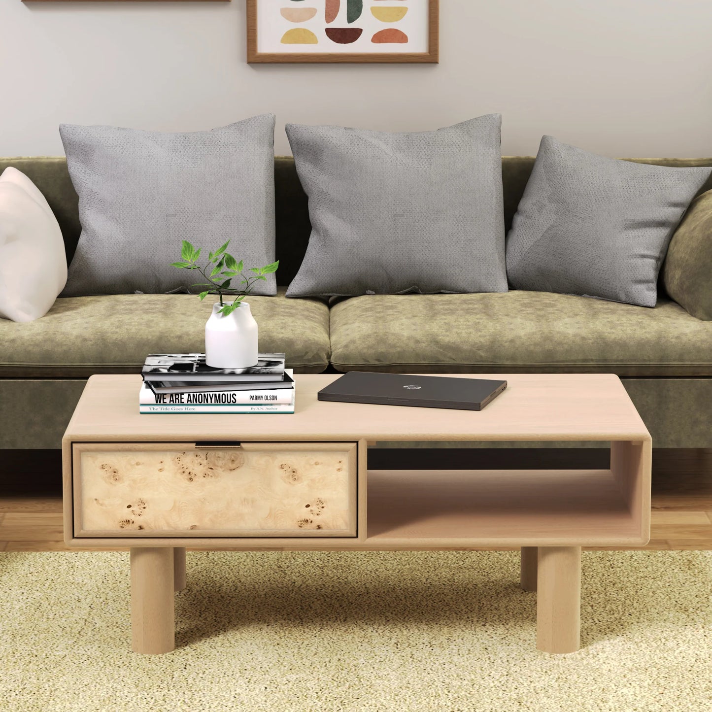 Urban Burl Coffee Table - Natural