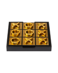Dixon Aluminium Noughts and Crosses - Black & Gold