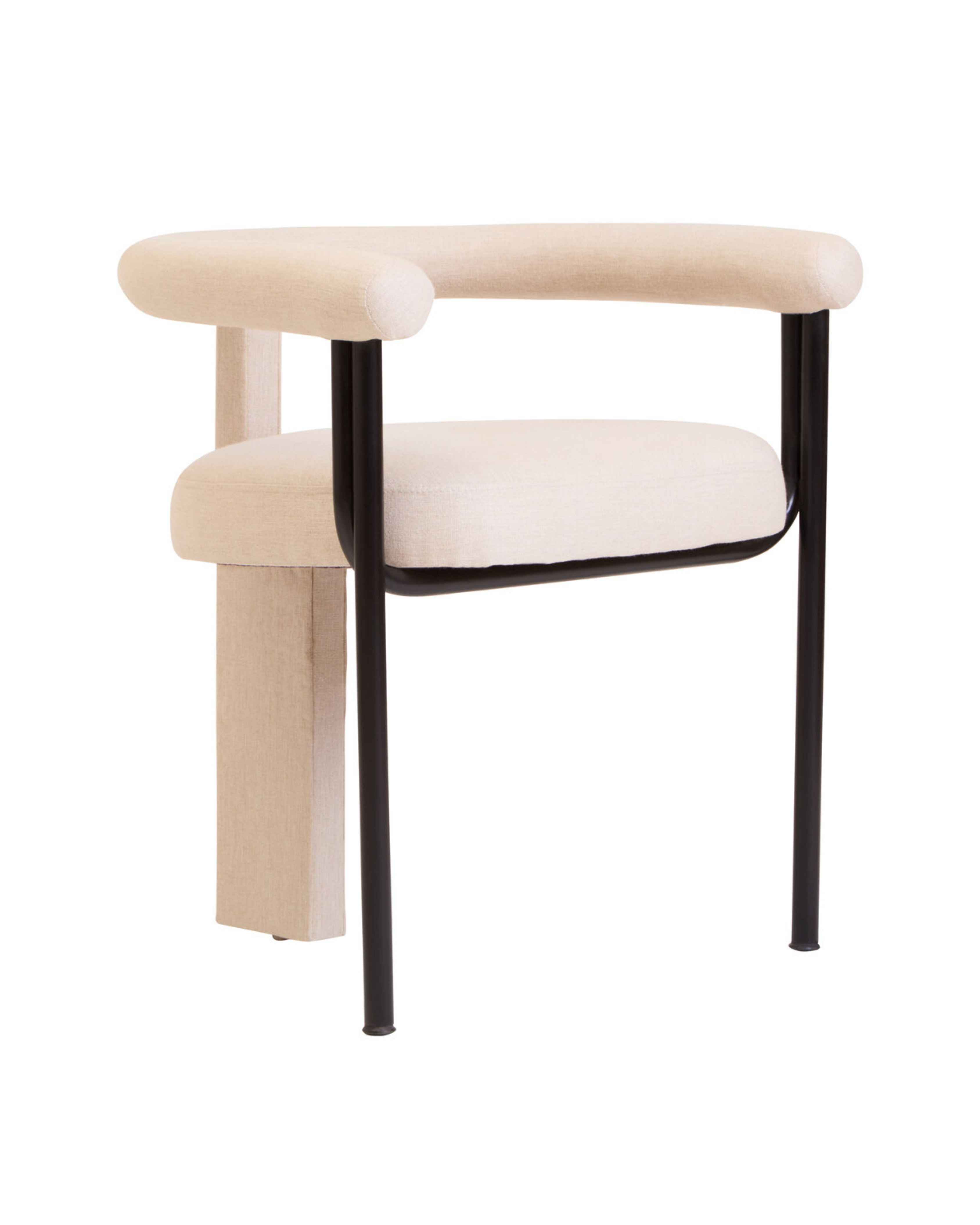 Leighton Dining Chair - Cream Linen