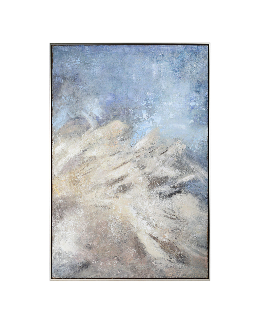 Kaia Textured Pacific Framed Artwork