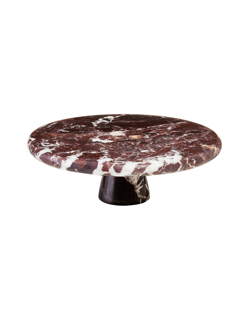 Ceni Red Marble Cake Stand