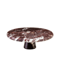 Ceni Red Marble Cake Stand