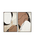 Aura Abstract Wall Art - Set of 2