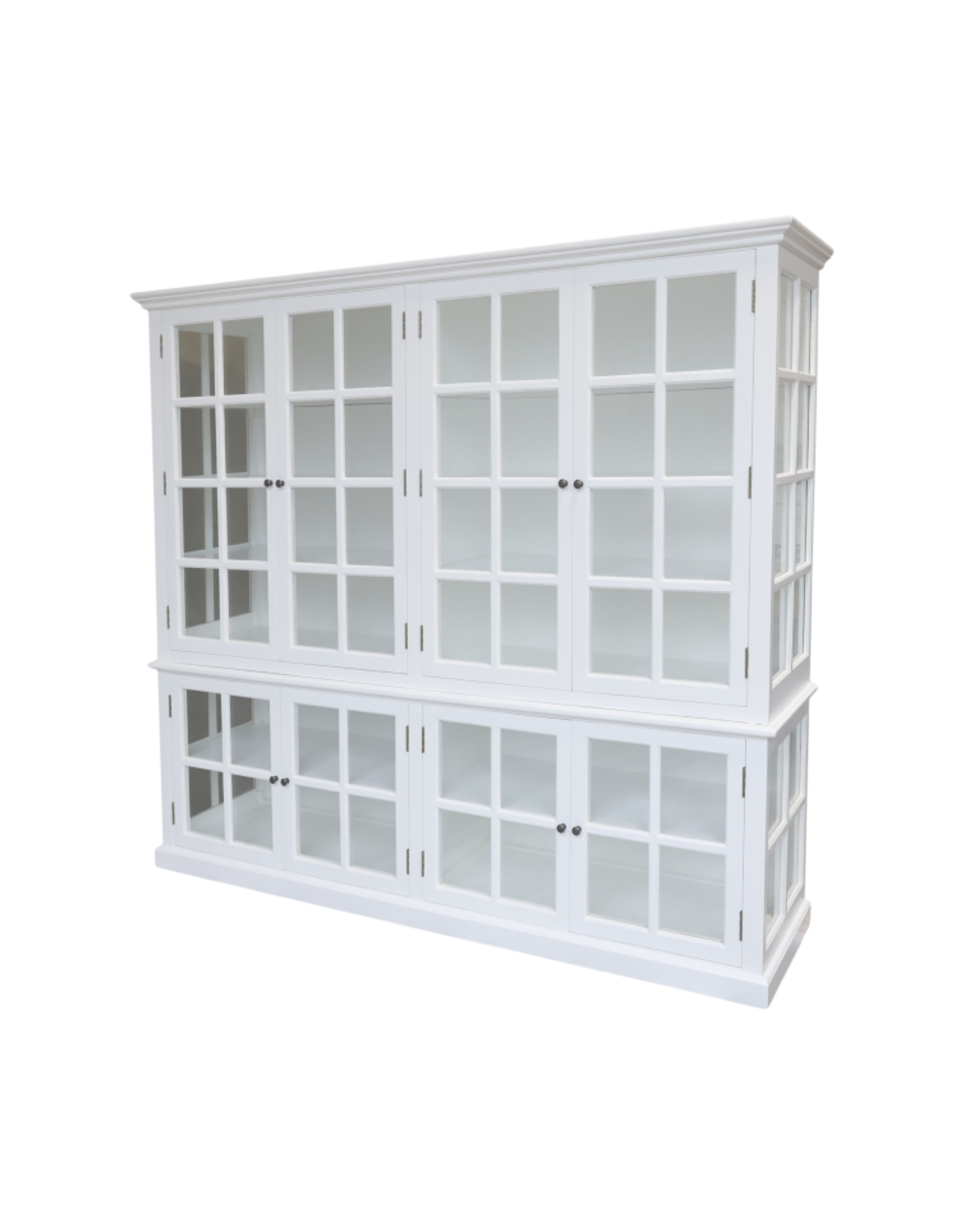 Malibu Display Cabinet - 8 Door - White