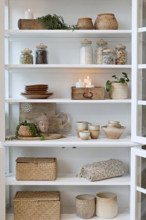 Malibu Display Cabinet - 4 Door - White