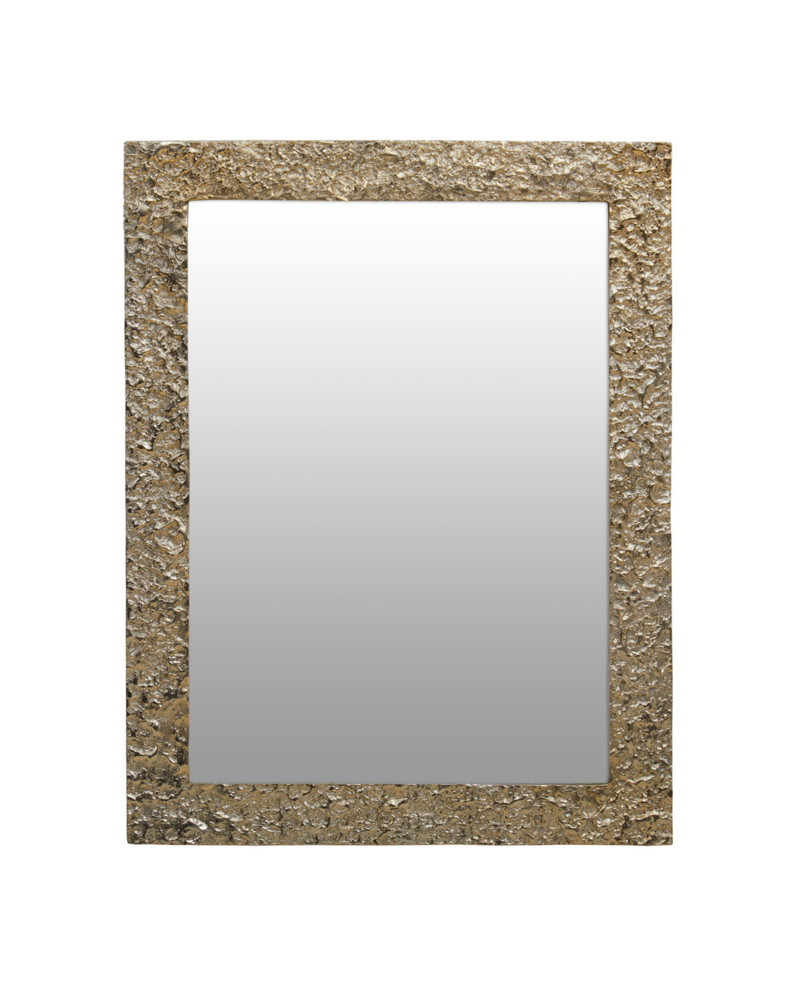 Wailea Textured Gold Finish Mirror