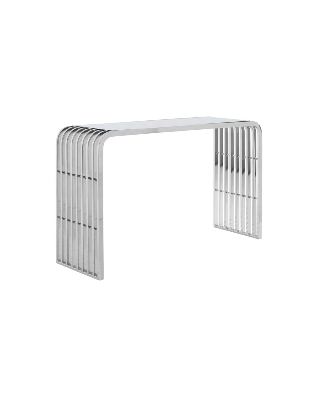 Conrad Console Table - Silver & Glass