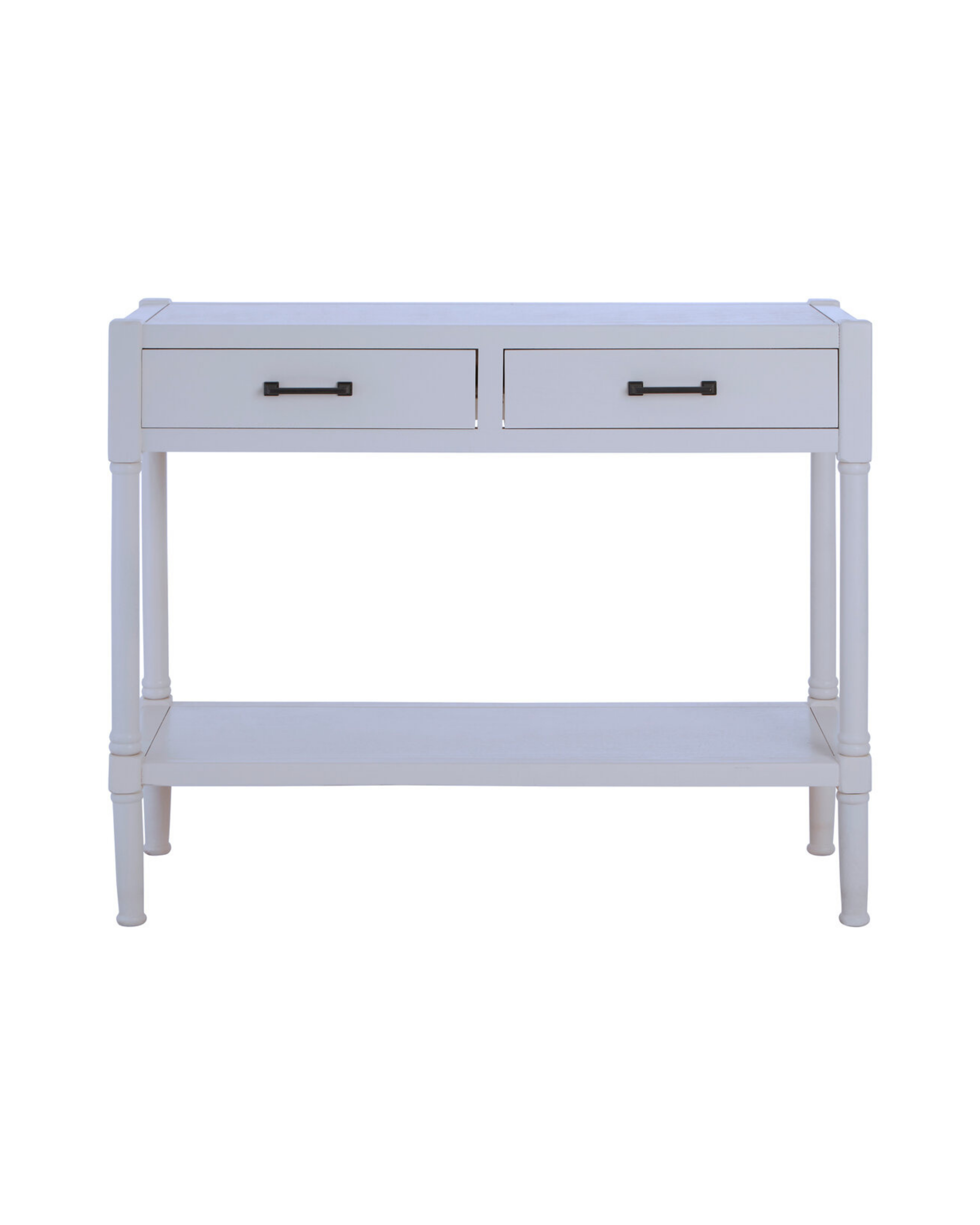 Oahu 2 Drawer Console Table - White