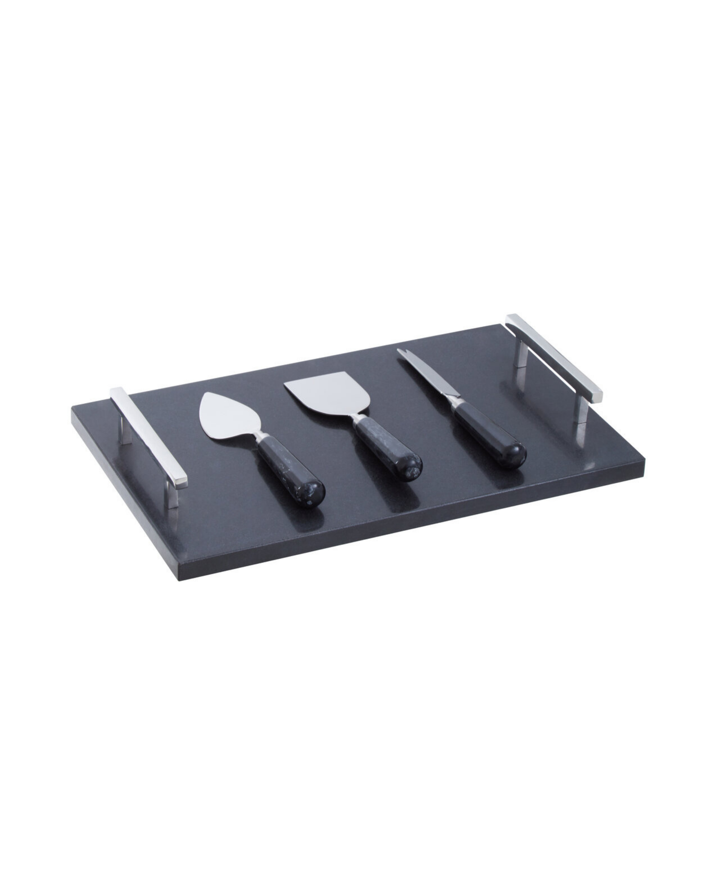 Arven Cheese Board & Knife Set - Black Marble