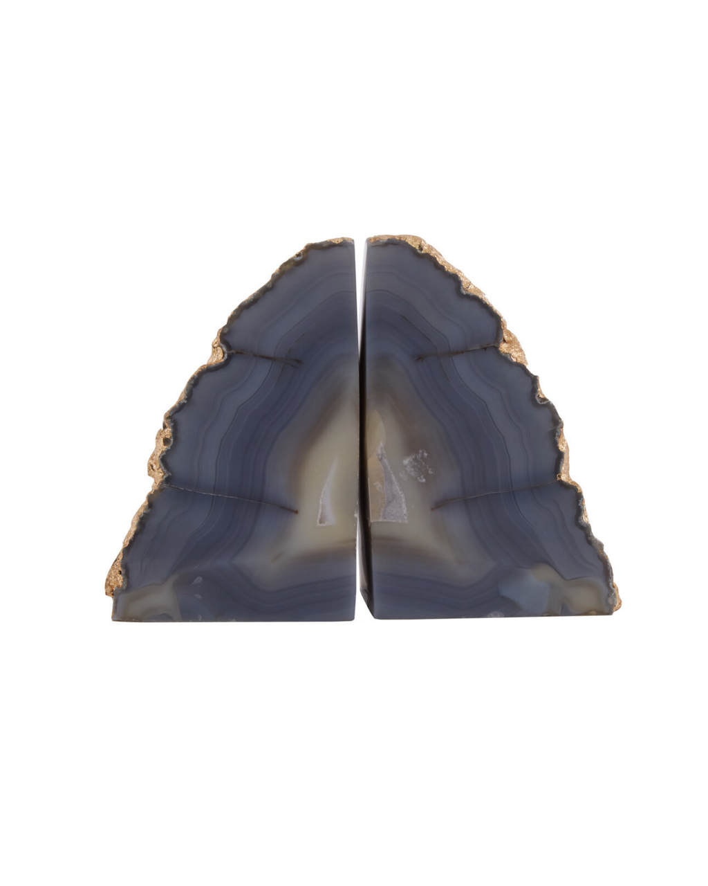 Lumi Grey and Gold Bookends