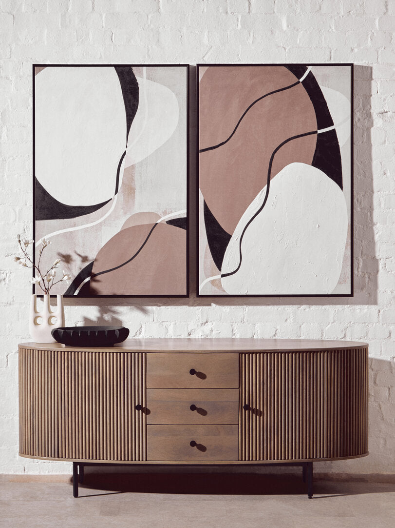 Aura Abstract Wall Art - Set of 2