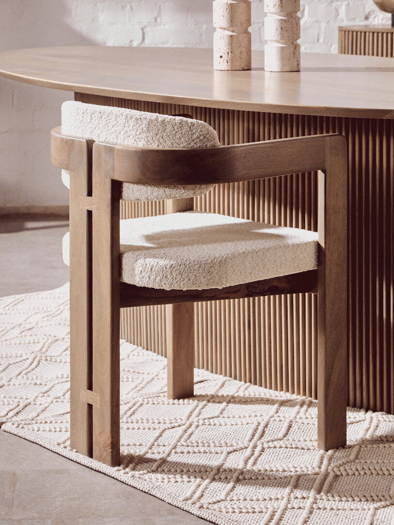 Luma Geometric Ivory Rug - 180 x 120