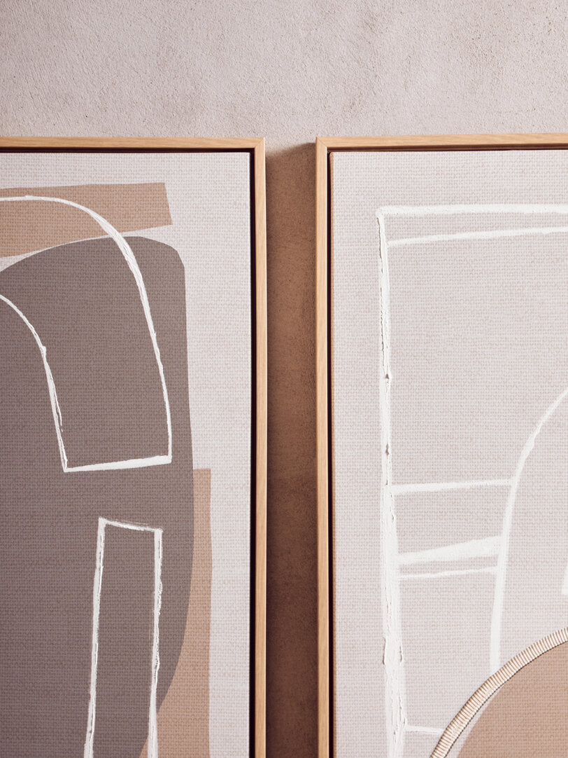 Halo Abstract Wall Art - Set of 2