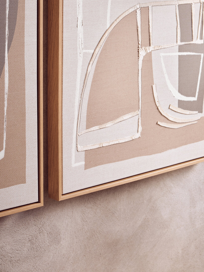 Halo Abstract Wall Art - Set of 2