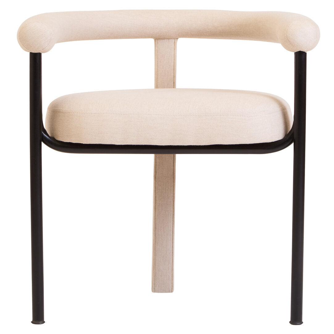 Leighton Dining Chair - Cream Linen