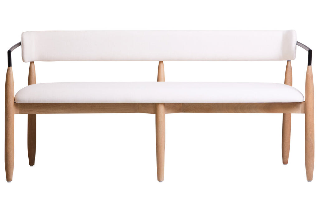 Maeve Dining Bench - Cream