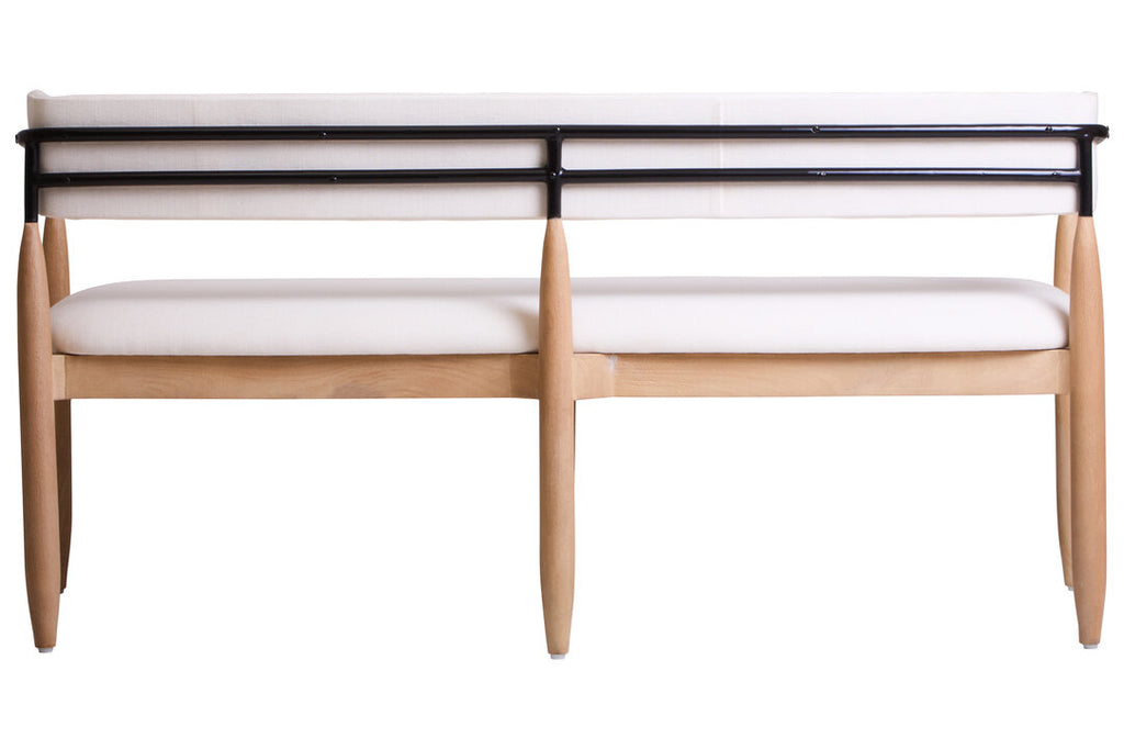 Maeve Dining Bench - Cream