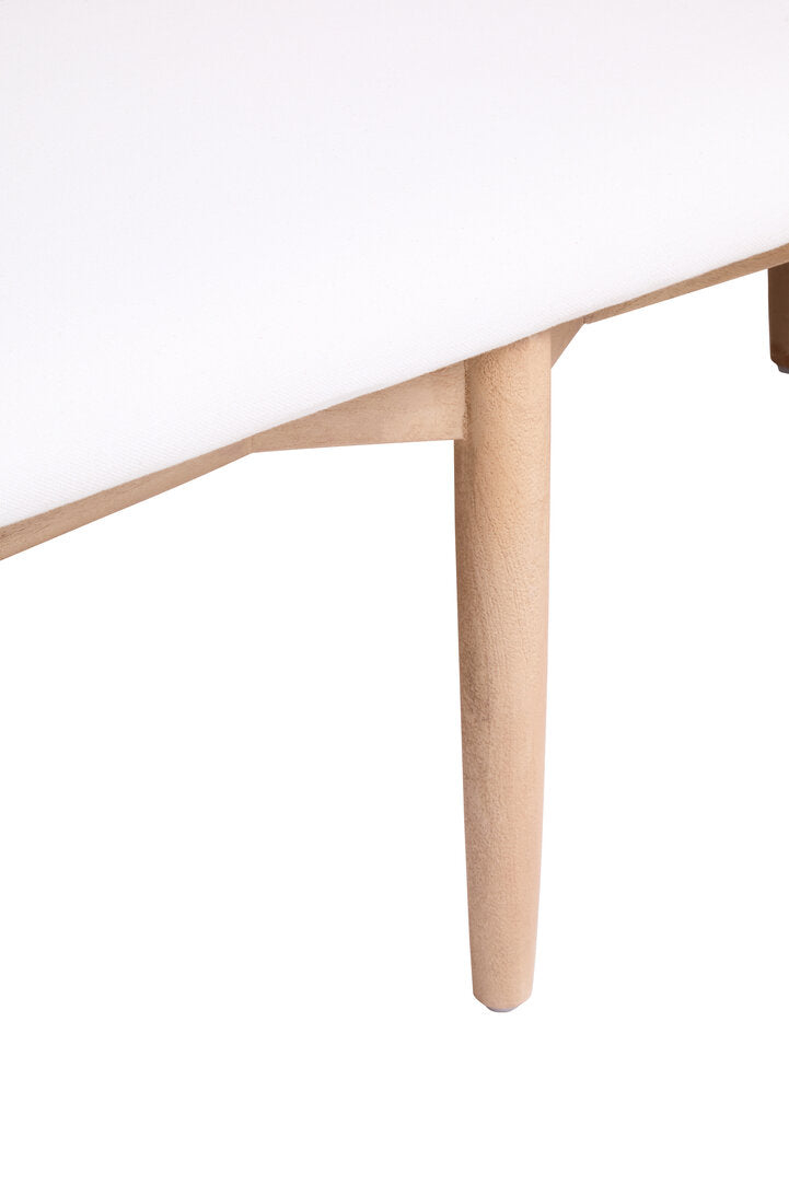 Maeve Dining Bench - Cream