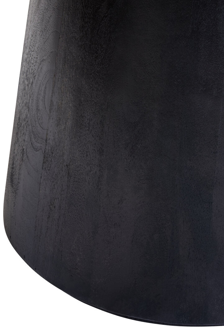 Noah Mango Wood Dining Table - Oval - Black