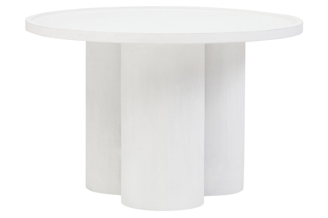 Baylor Mango Wood Coffee Table - White Wash