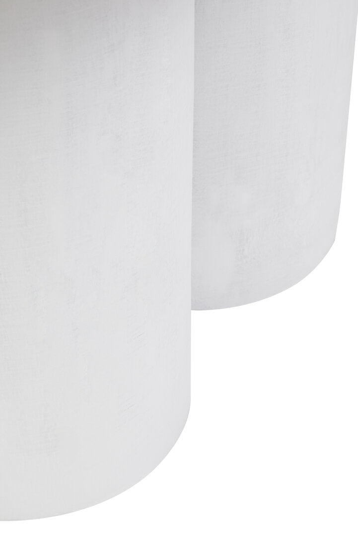 Baylor Mango Wood Coffee Table - White Wash