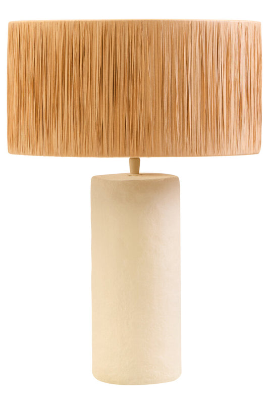 Tahlia Table Lamp with Natural Raffia Shade