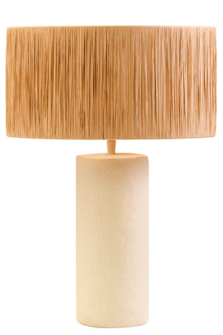 Tahlia Table Lamp with Natural Raffia Shade