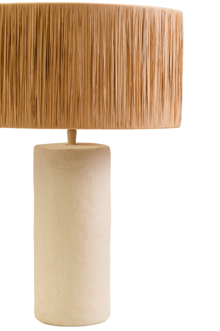 Tahlia Table Lamp with Natural Raffia Shade