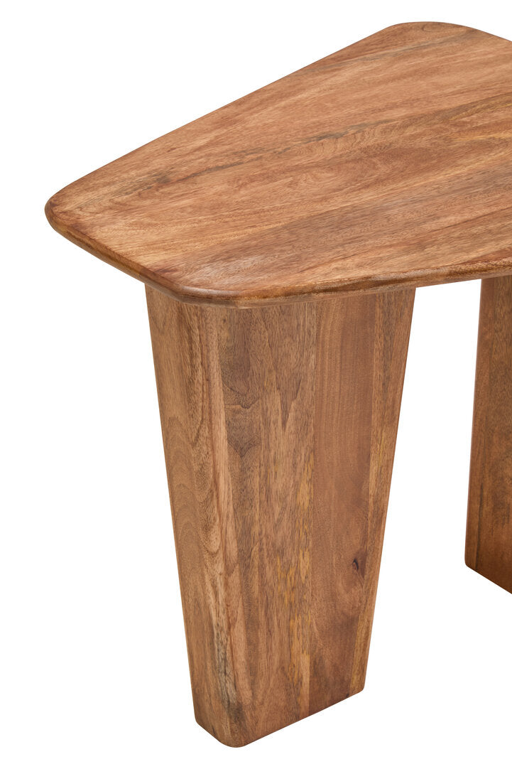 Baylor Mango Wood Side Table - Natural