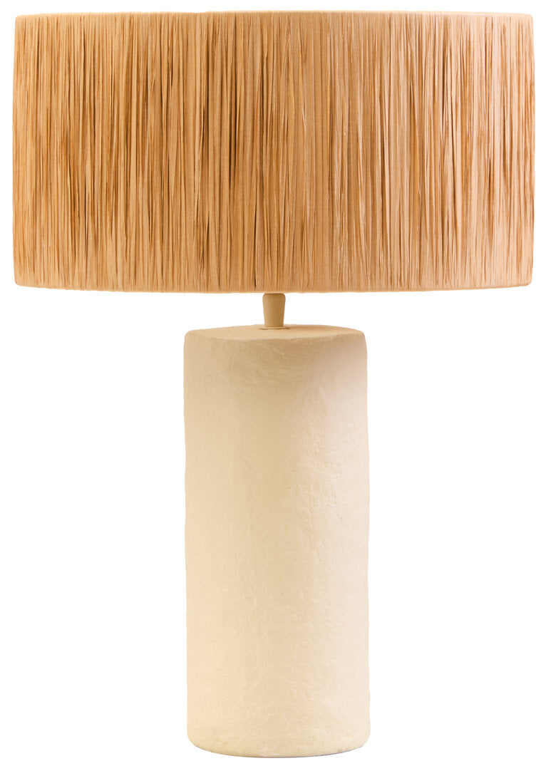 Tahlia Table Lamp with Natural Raffia Shade