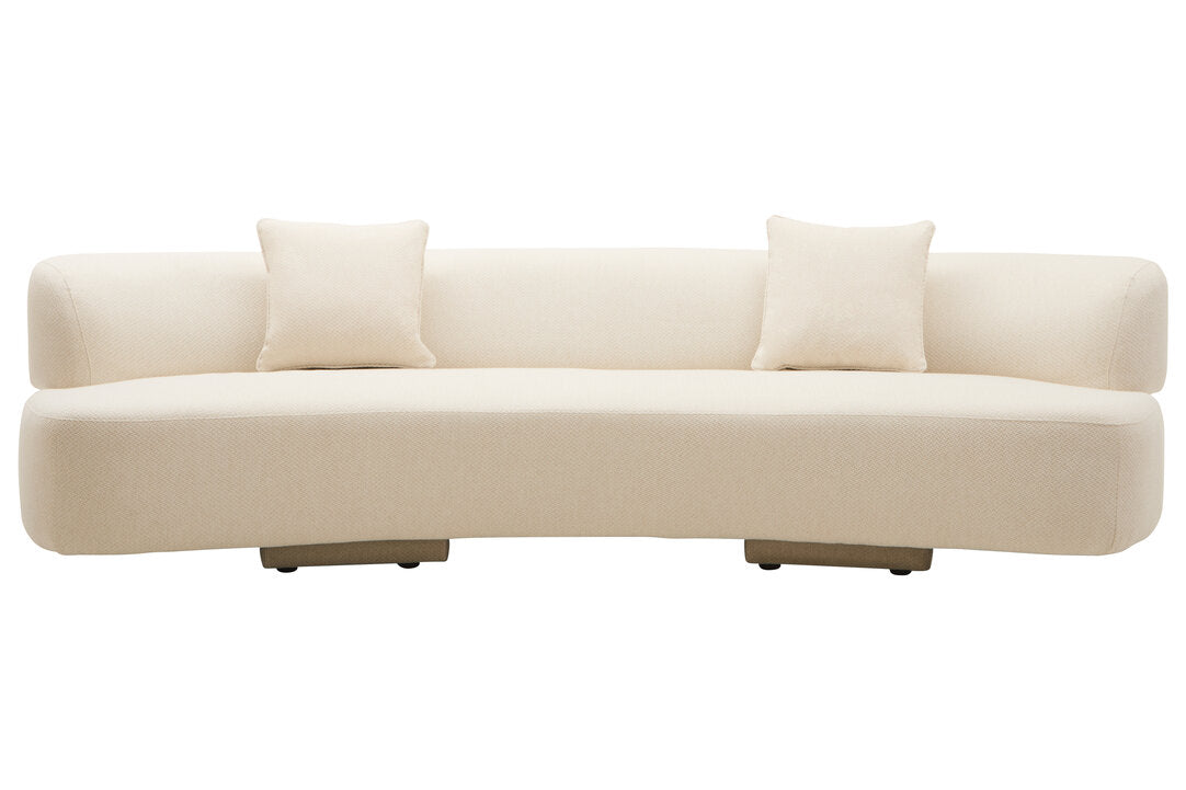 Lucia 3 Seater Sofa - Cream Linen