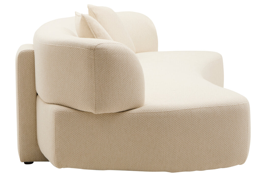 Lucia 3 Seater Sofa - Cream Linen