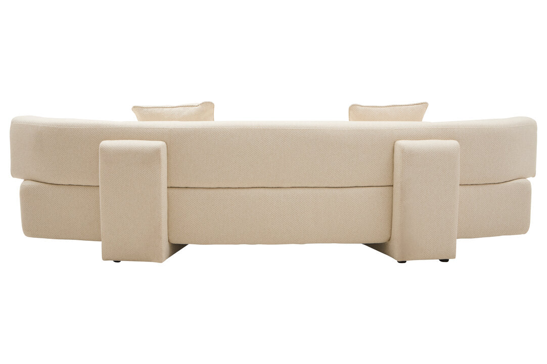 Lucia 3 Seater Sofa - Cream Linen