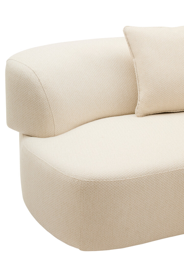 Lucia 3 Seater Sofa - Cream Linen