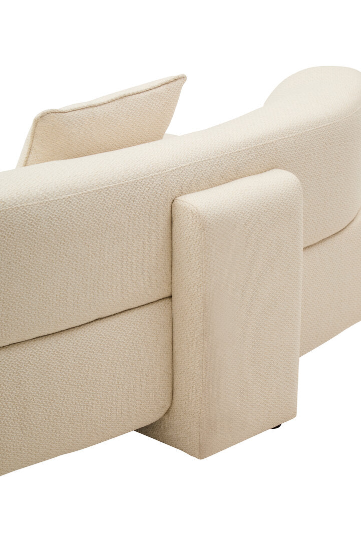 Lucia 3 Seater Sofa - Cream Linen