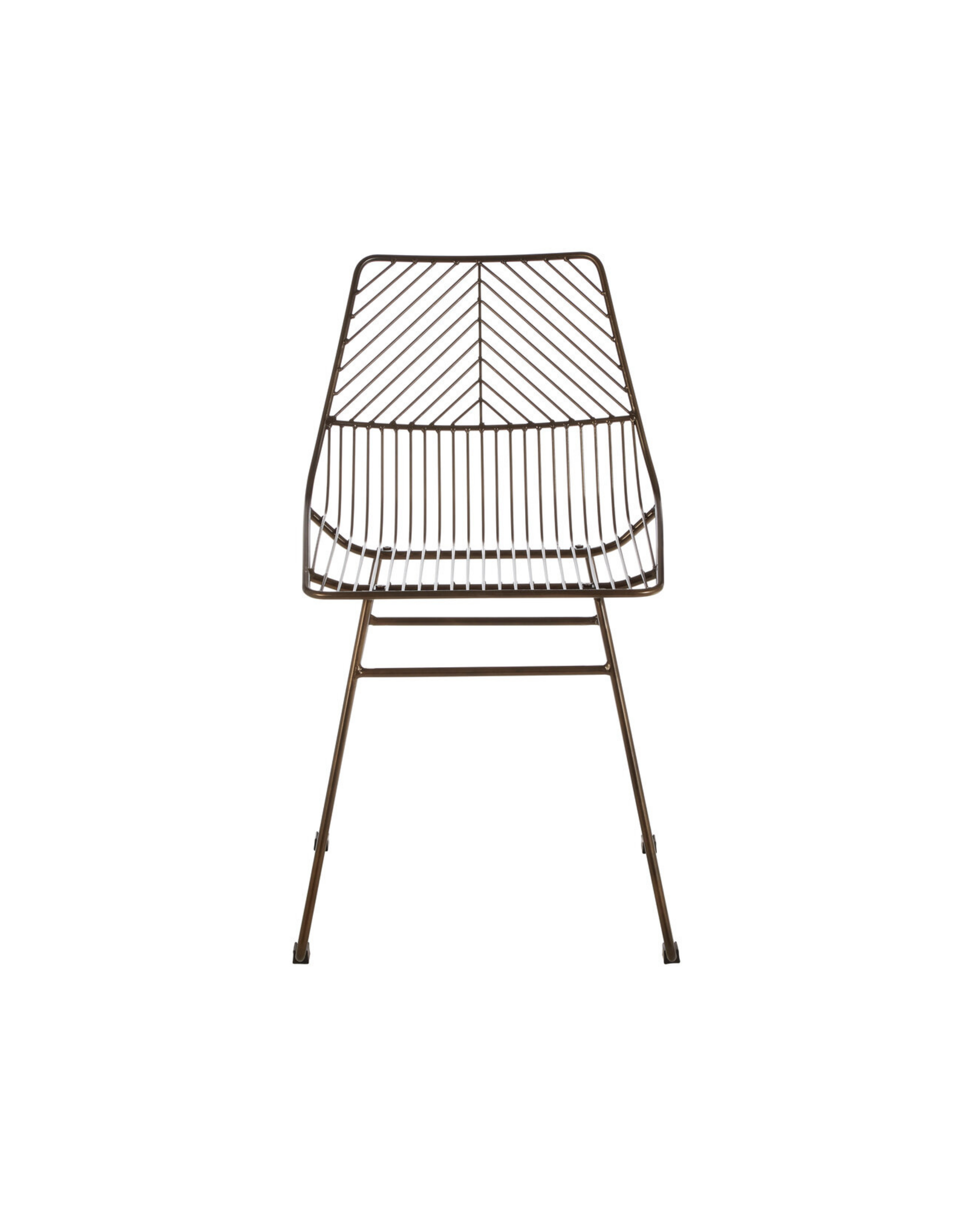 Monty Bronze Metal Wire Chair