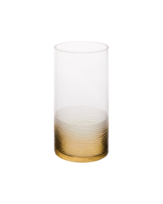 Osmo Textured Ombre Glass Vase - Small